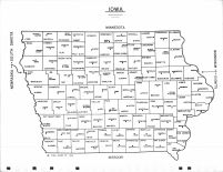 Iowa State Map, Grundy County 1965
